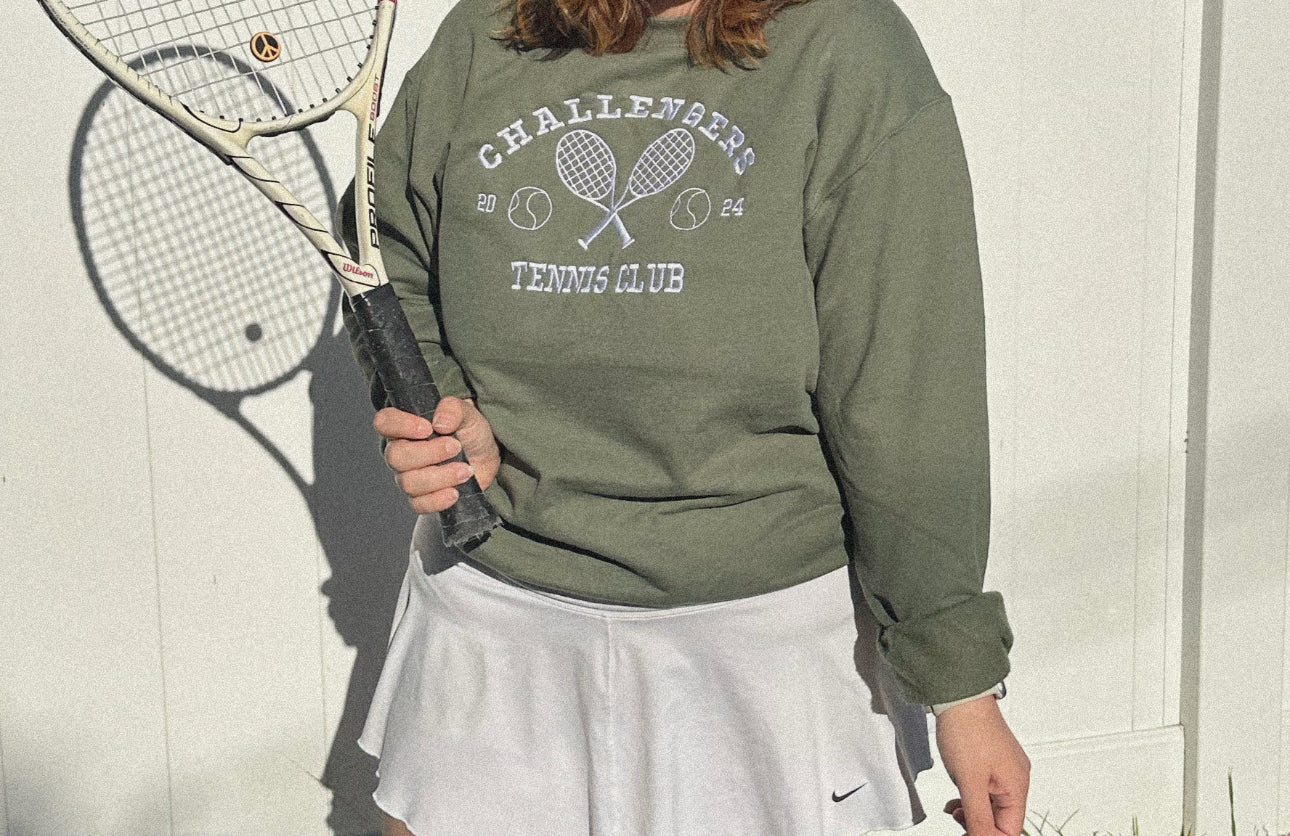 Challengers Tennis Club Embroidered Sweatshirt