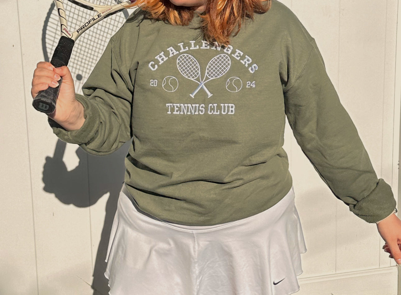 Challengers Tennis Club Embroidered Sweatshirt