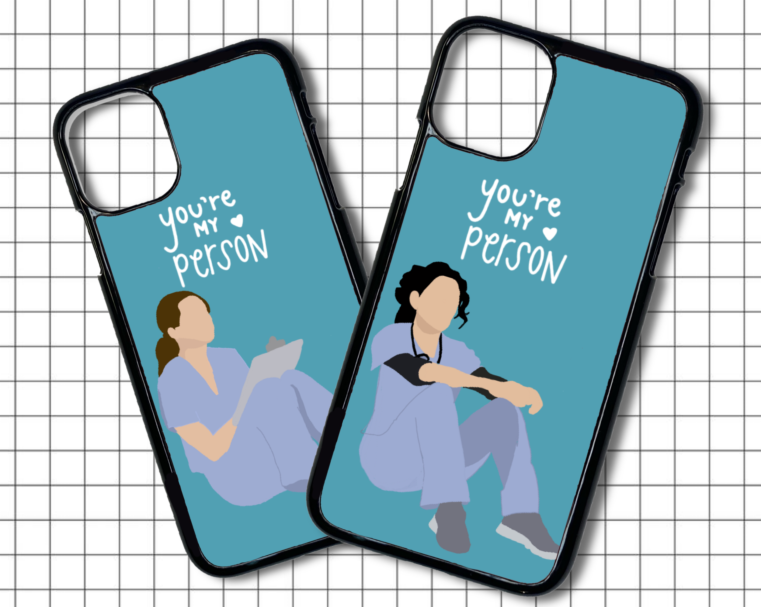 You’re My Person Meredith & Cristina (2 Cases) – Haizco