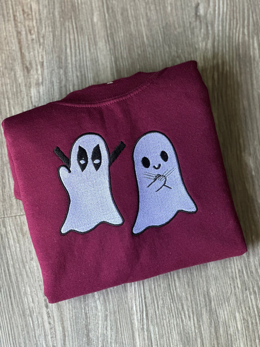 Ghostpool and Logan Embroidered Sweatshirt