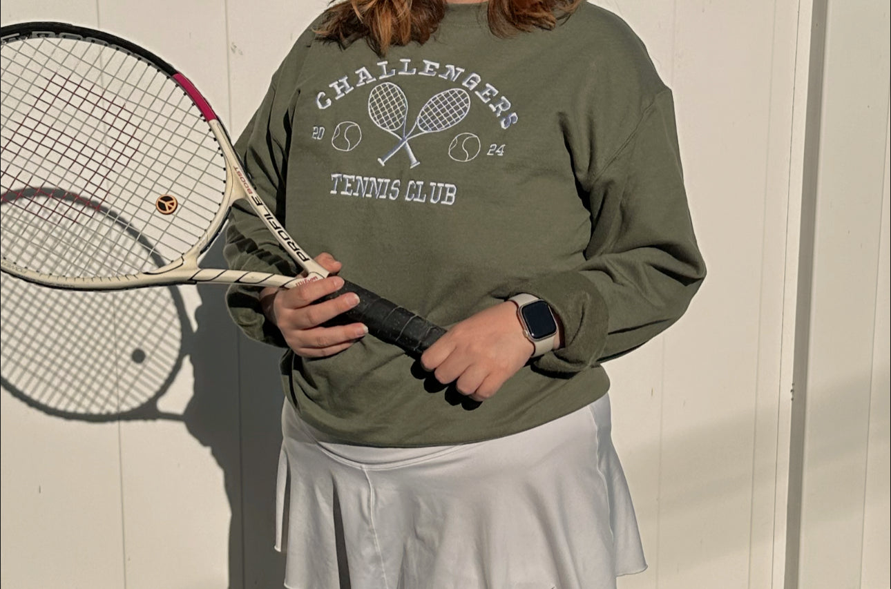 Challengers Tennis Club Embroidered Sweatshirt