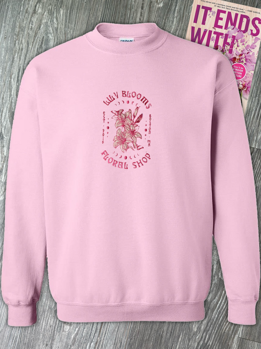 Lilly's Floral Shop Embroidered Sweatshirt