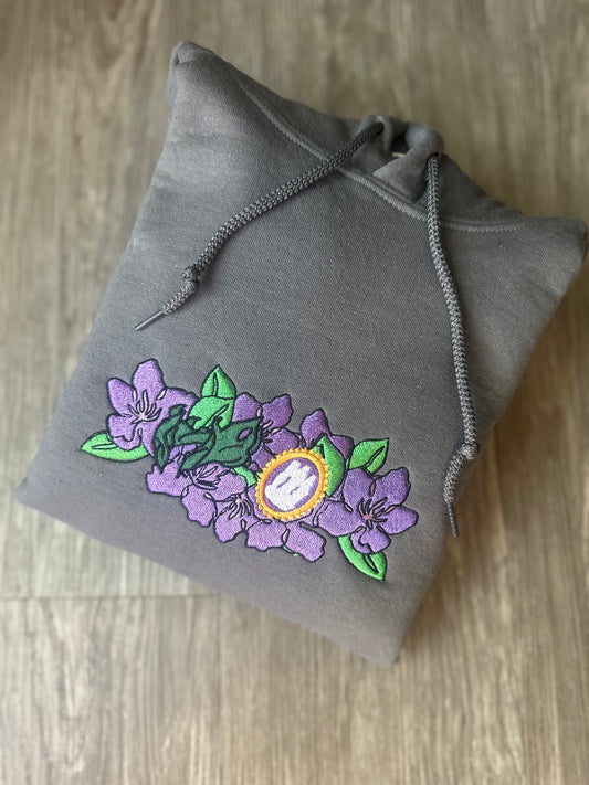 Agatha Flowers embroidered sweatshirt