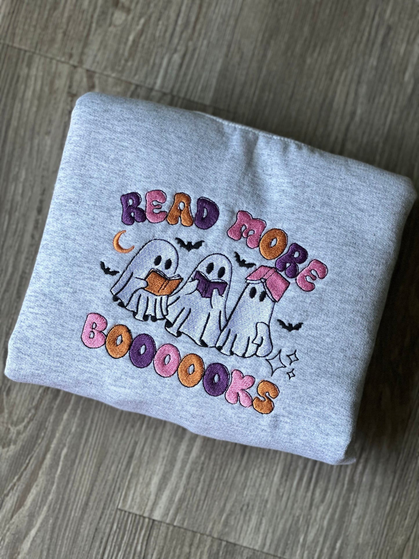 Read more books Embroidered Sweatshirt