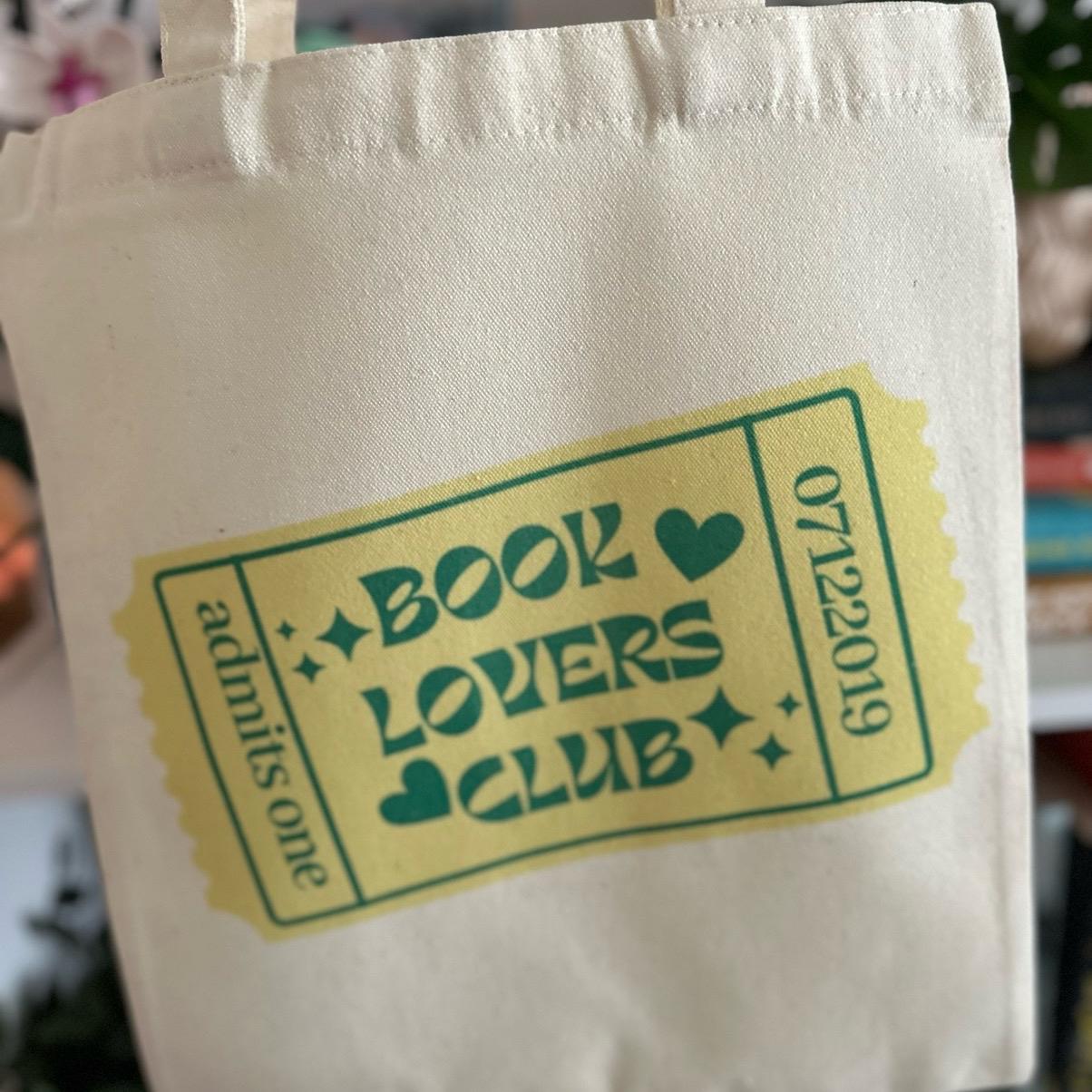 Book Lovers Club Tote Bag