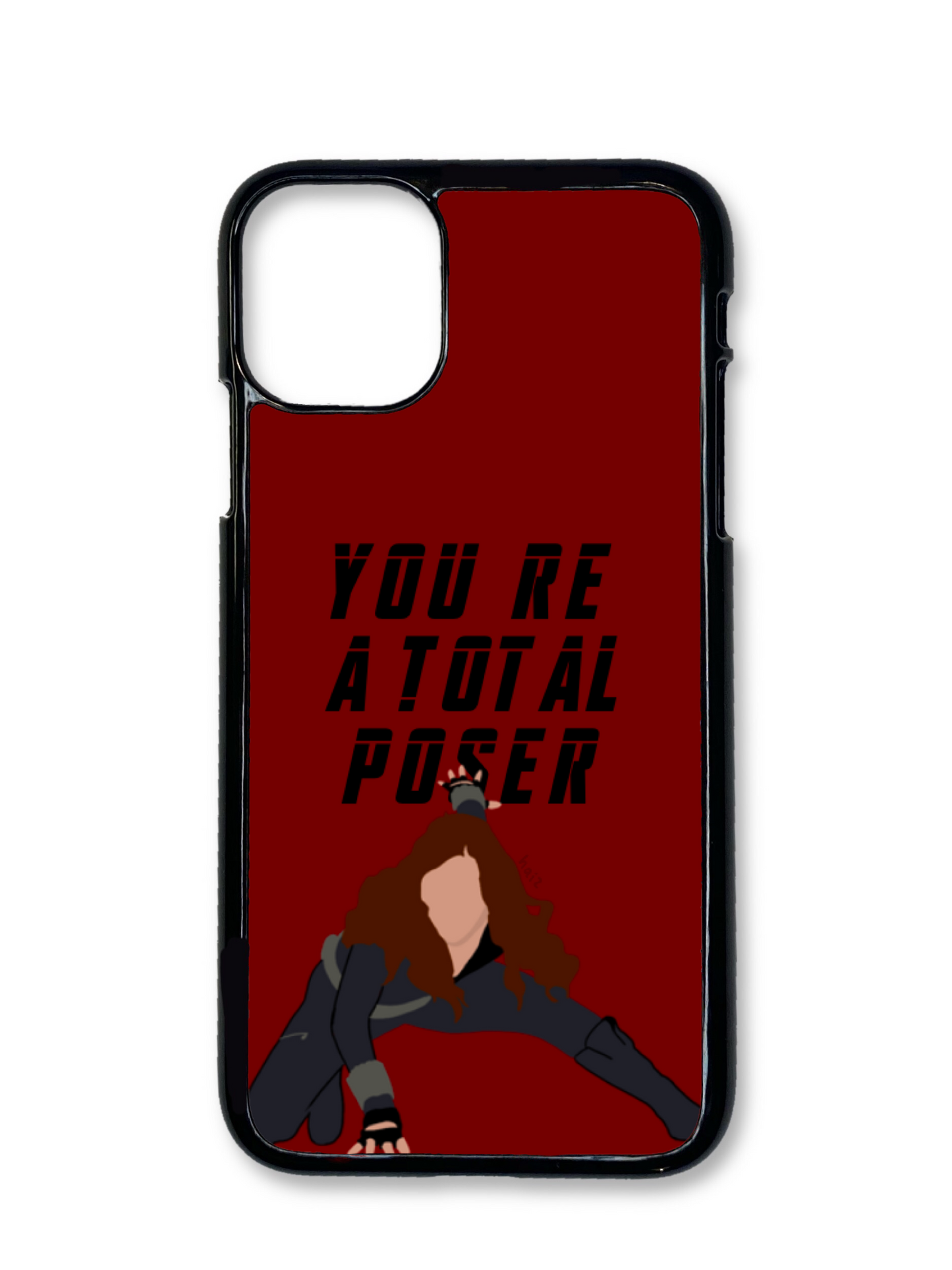You’re a total poser BW Phone Case