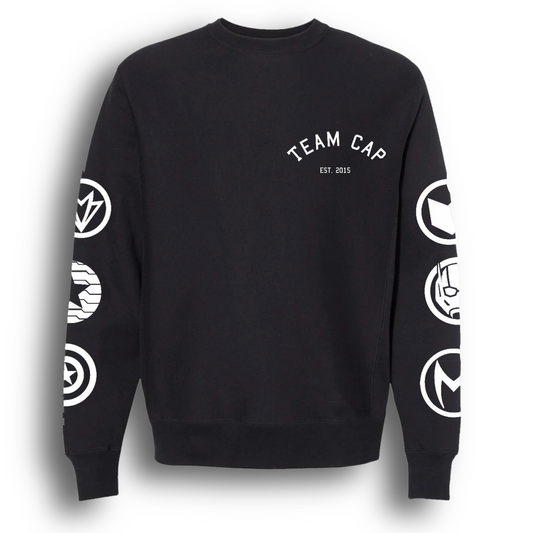 Team Cap embroidered pullover Sweatshirt