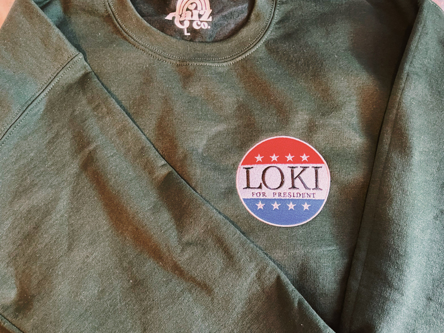 Loki4Pres Embroidered Sweatshirt