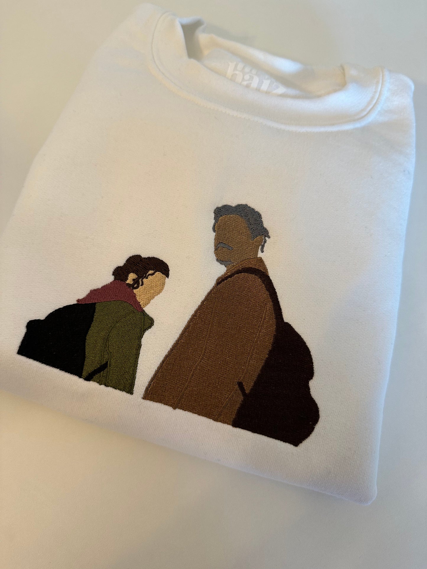Joel and Ellie embroidered sweatshirt