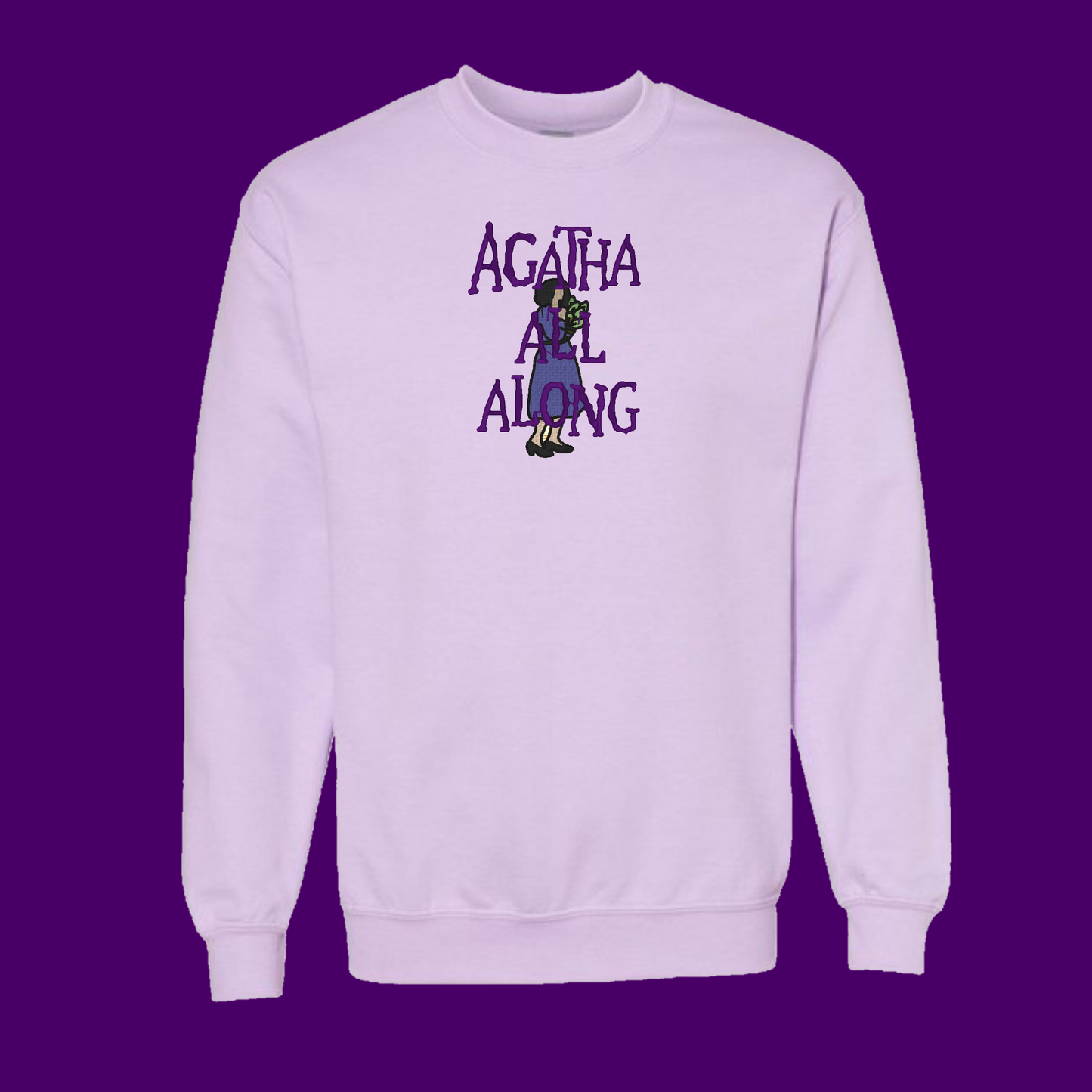 Agatha All Along embroidered pullover Sweatshirt