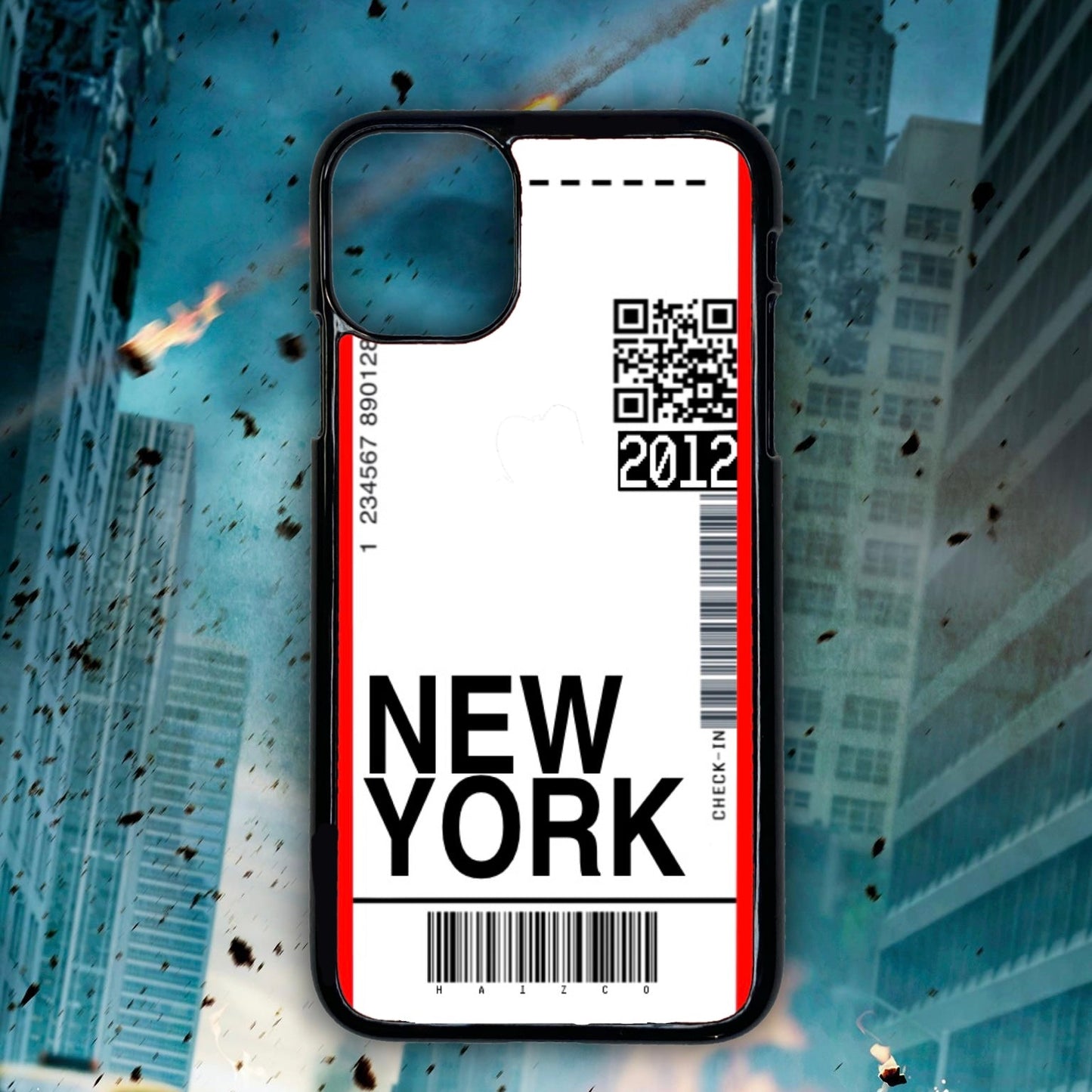 New York 2012 Boarding Pass Phone Case