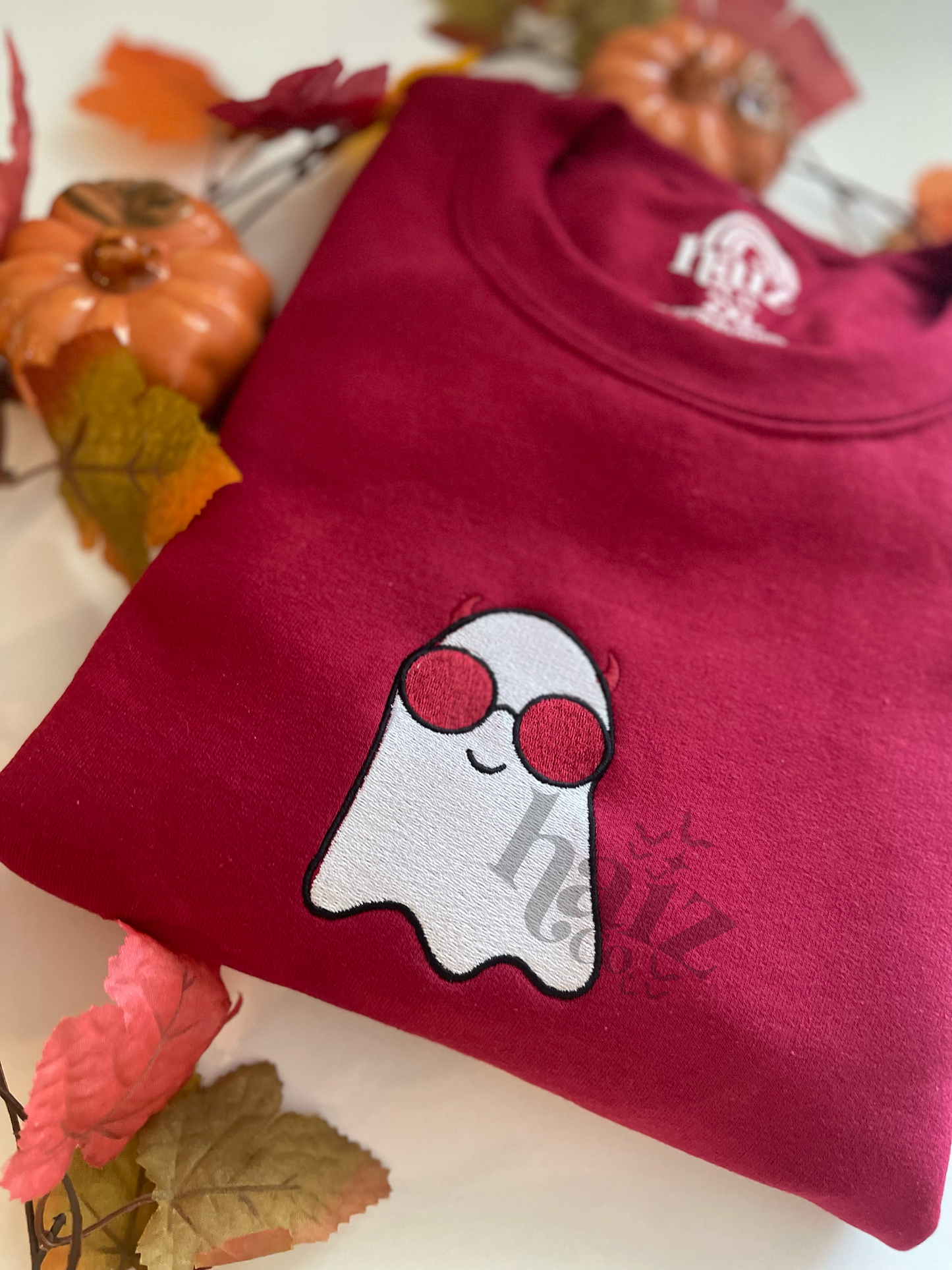 Ghost Matt embroidered sweatshirt