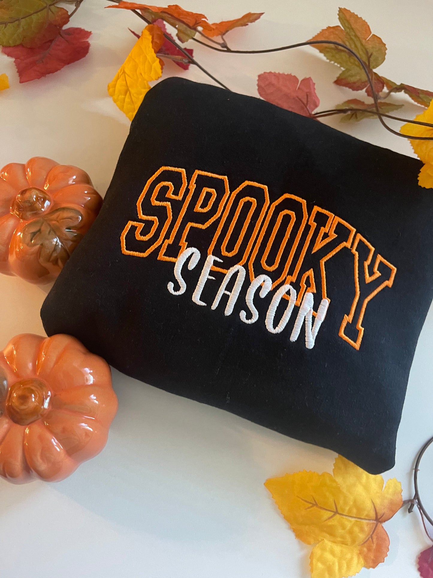 Spooky Season embroidered T-SHIRT