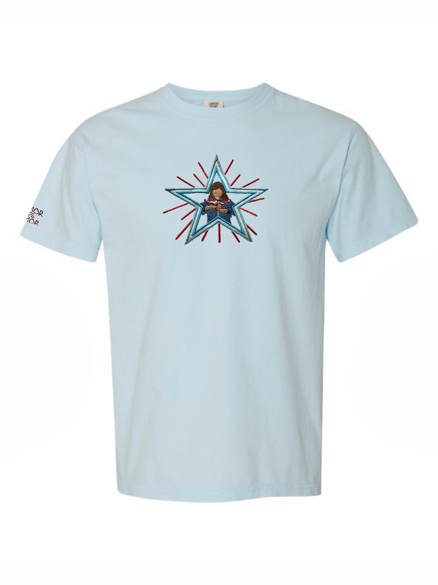 America embroidered T-SHIRT