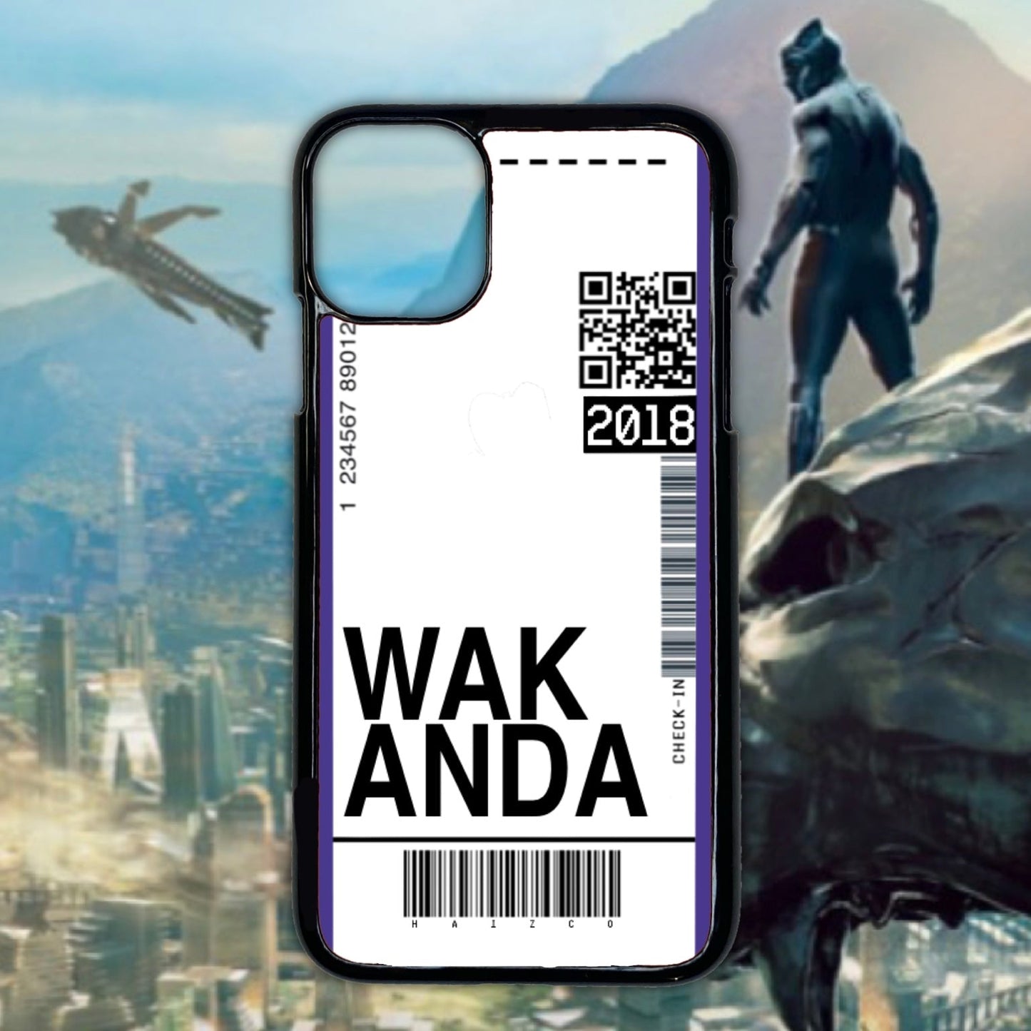 Wakanda Boarding Pass Phone Case