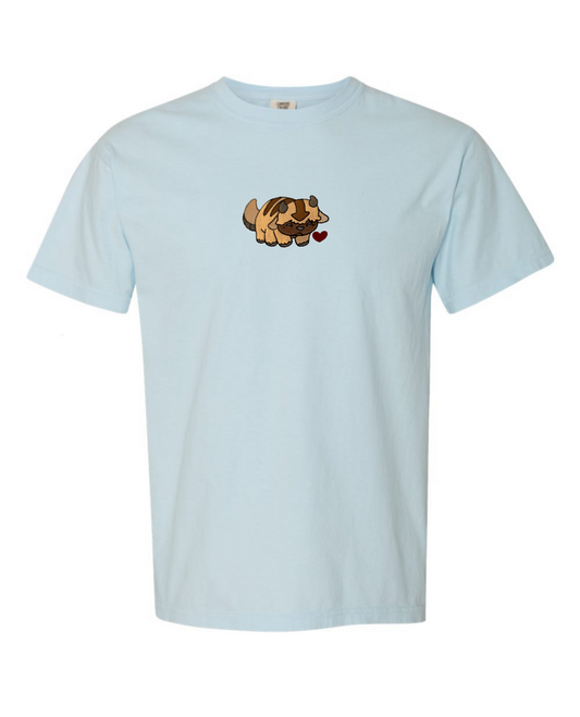 flying bison embroidered T-SHIRT